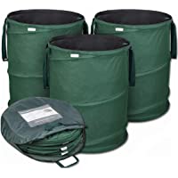 Glorytec Bolsas de jardín emergentes 3 x 170 litros | Bolsas de residuos de jardín estables Hechas del Robusto poliéster…